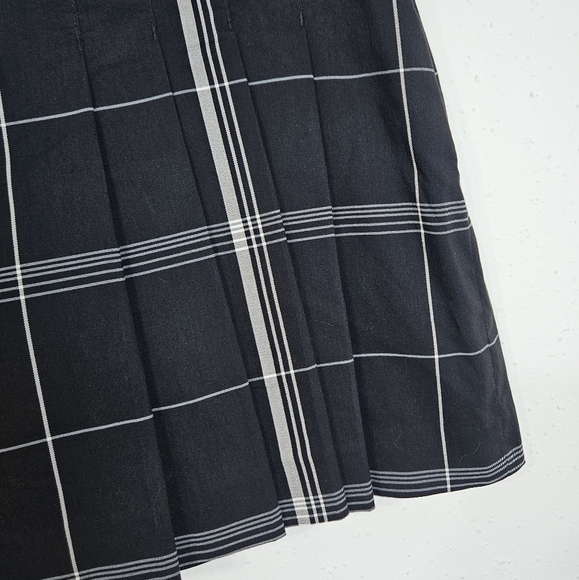Polo Golf Ralph Lauren Plaid Pleated Golf Skort in Black / Gray Size 10 - Picture 4 of 11